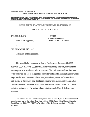 Filed 8/28/13Bain v