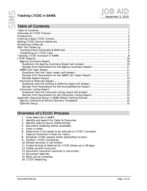 Overview of LTCOC Process1