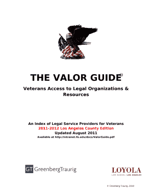 An Index of Legal Service Providers for Veterans