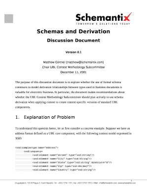 Schemas and Derivation