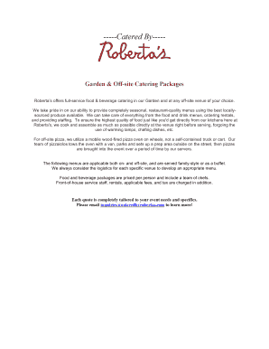 -----Catered By-----