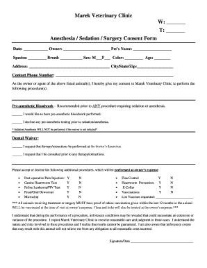 veterinary decline treatment form fillable printable resume sample refusal of medical treatment form