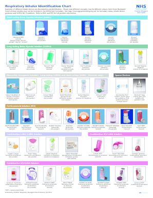 Fillable Online Respiratory Inhaler Identification Chart Fax Email ...