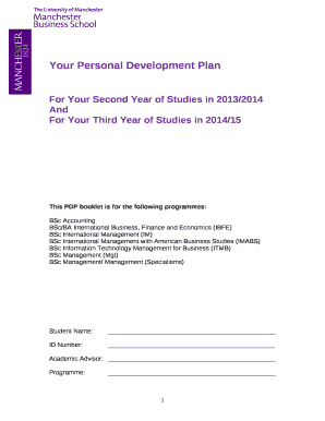 For Your Second Year of Studies in 2013/2014