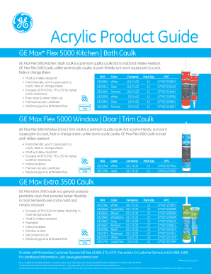 Acrylic Product Guide