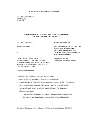 A REPRESENTATIVE COPY OF THE FILING