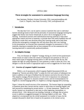 Three strategies for assessment in autonomous language learning