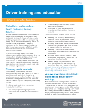 Fillable Online Driver training and education Fax Email Print - pdfFiller