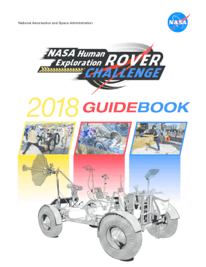 Fillable Online NASA Human Exploration Rover Challenge Guidebook Fax ...