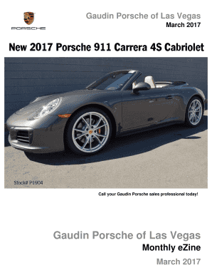 Fillable Online Gaudin Porsche of Las Vegas Fax Email Print - pdfFiller