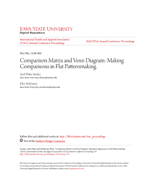 Comparison Matrix and Venn Diagram: Making