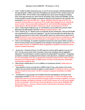 Marathon County CMMS RFP RFI Answers 11-29-16