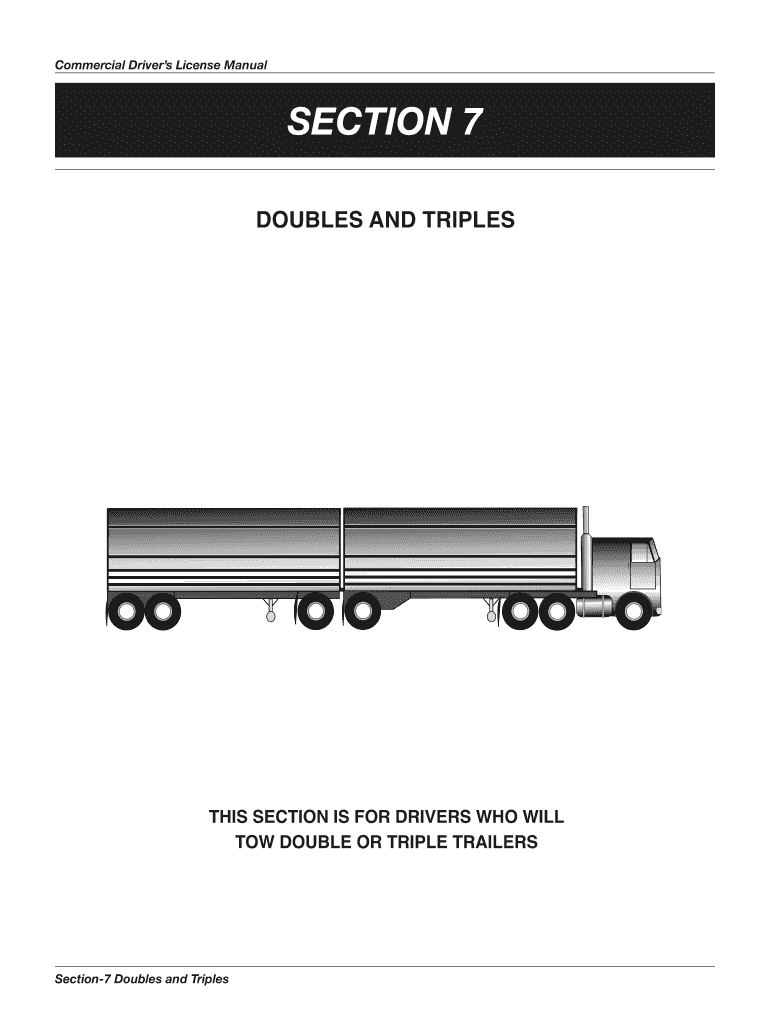 Fillable Online Commercial Drivers License Manual Fax Email Print