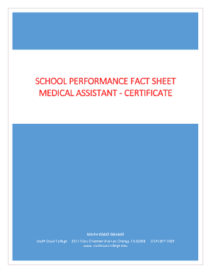 Fillable Online MEDICAL ASSISTANT - CERTIFICATE Fax Email Print - pdfFiller