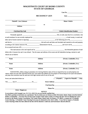 MAGISTRATE COURT OF BANKS COUNTY