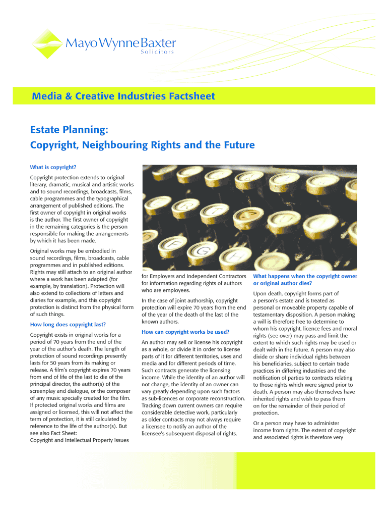 Fillable Online Copyright, Neighbouring Rights and the Future Fax Email