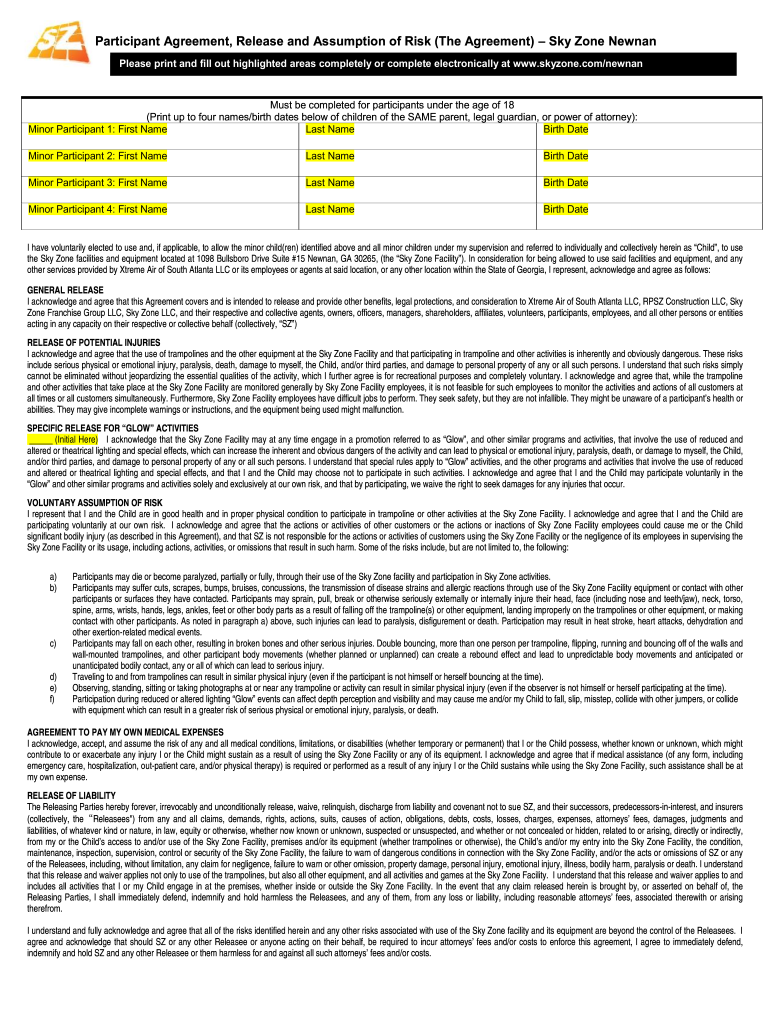 skyzone newnan Preview on Page 1