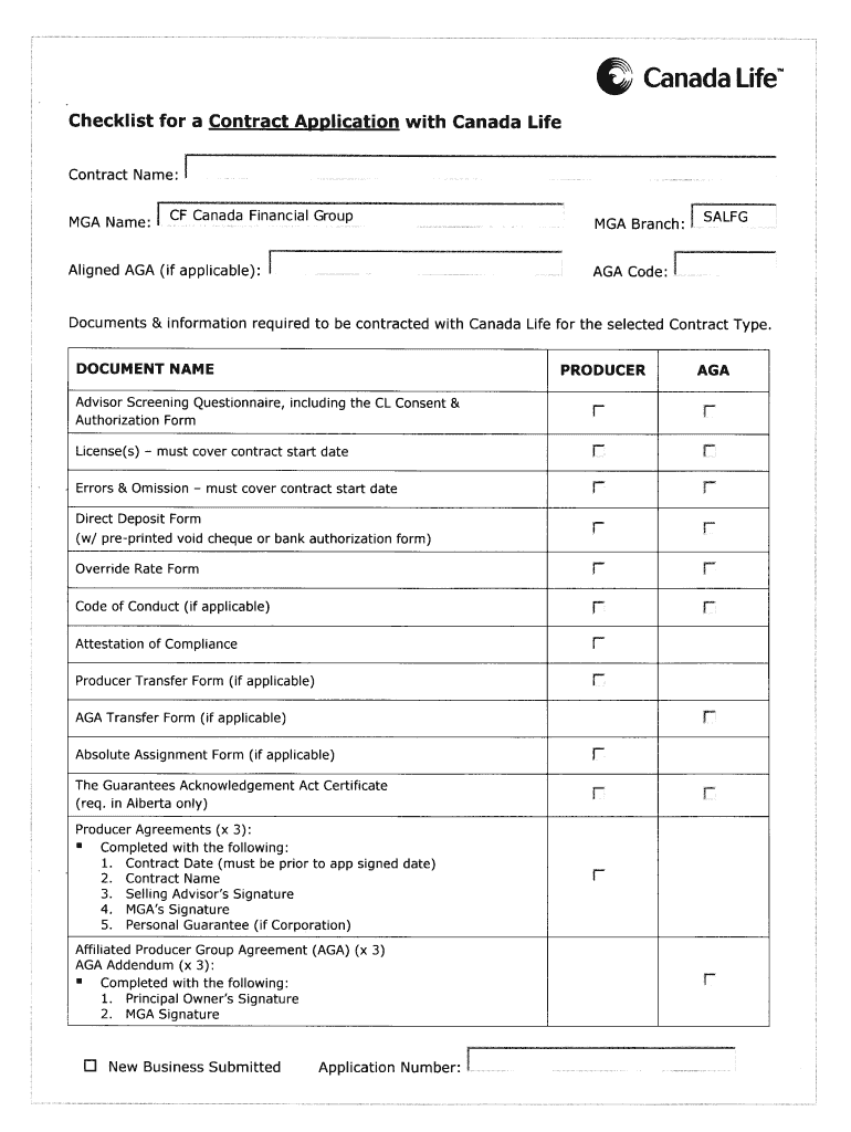 Fillable Online Canada Life Fax Email Print pdfFiller