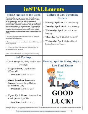 Fillable Online MBE Question of the Week Fax Email Print - pdfFiller