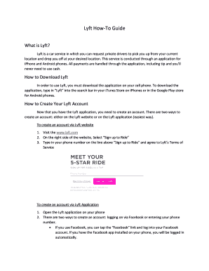 lyft driver agreement - Editable, Fillable Printable Prison graphic relating to Printable Lyft Sign titled lyft driver deal - Editable, Fillable Printable Prison
