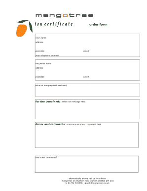 Fillable Online iou certificate Fax Email Print - pdfFiller