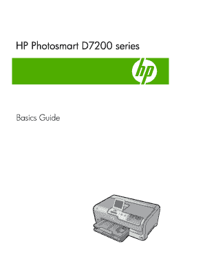 Fillable Online HP Photosmart D7200 series Fax Email Print - pdfFiller