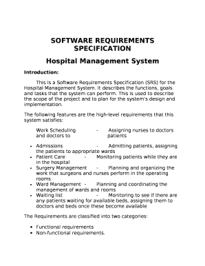 Fillable Online This Is A Software Requirements Specification Srs For The Fax Email Print Pdffiller