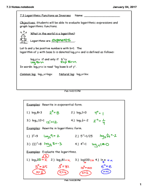 evaluating logarithmic expressions - Edit, Fill, Print ... evaluating logarithmic expressions - Edit, Fill, Print ...
