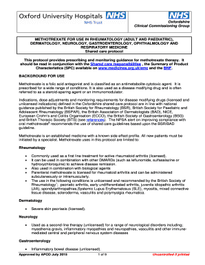 Methotrexate Monitoring