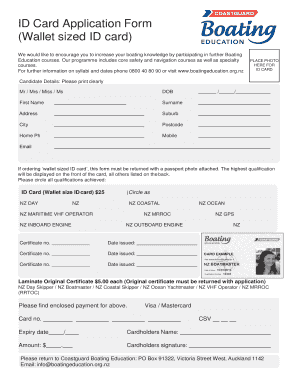 Fillable Online (Wallet sized ID card) Fax Email Print - pdfFiller