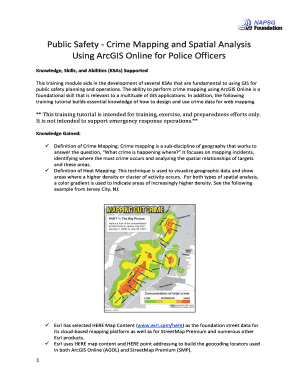 Public Safety - Crime Mapping and Spatial Analysis