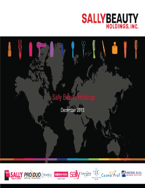 Fillable Online Sally Beauty Holdings Fax Email Print - pdfFiller
