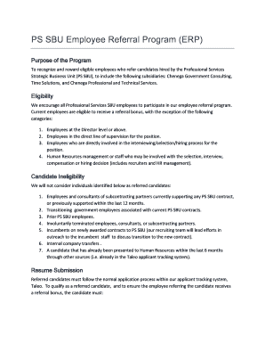 employee referral program template