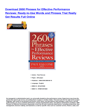words for performance reviews
