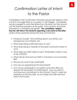 Confirmation letters examples image
