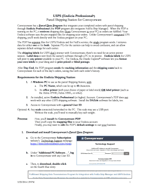 Fillable Online USPS (Endicia Professional) Fax Email Print - pdfFiller