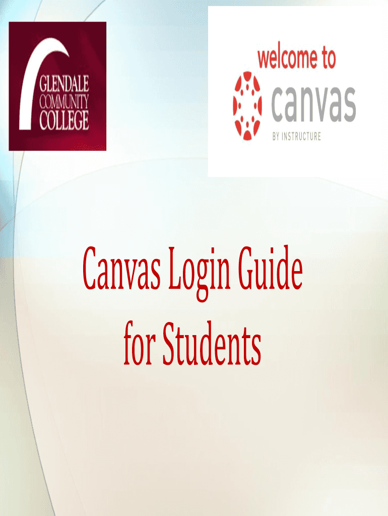Fillable Online Canvas Login Guide Fax Email Print pdfFiller
