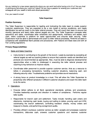 7 sample teller resumes fillable form samples to submit resume template com