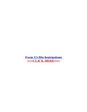 form ui 50a instructions fill online printable fillable blank form ui 50a