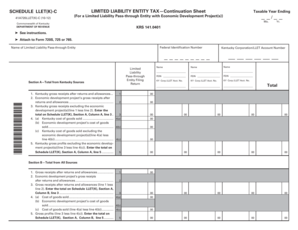 Kentucky LLET(K)-C Tax Form