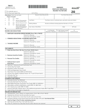 Kentucky Individual Income Tax Return