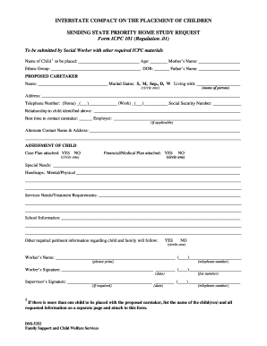 ICPC 101 Form
