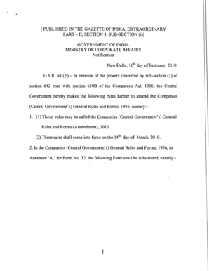 Form 32 - Appointment of Managing Director