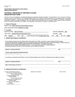 National Register of Historic Places Registration Form