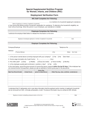 Income verification form pdf - city of houston employment verification