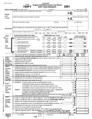 Virginia Individual Income Tax Return