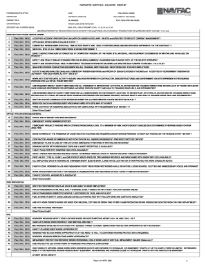Contractor Safety Self-Evaluation Checklist
