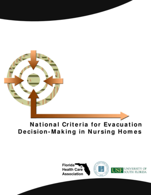National Criteria for Evacuation Decision-Making in Nursing Homes