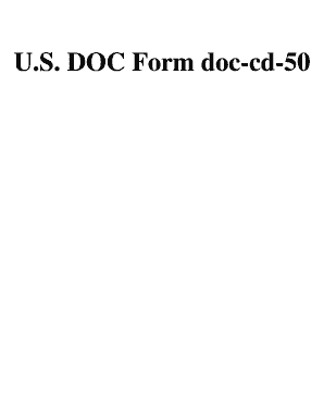 US Department of Commerce Personal Property Control Form
