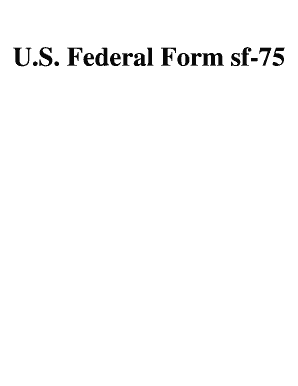 US Federal Employment Form